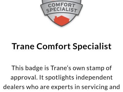 Trane Comfort Specialist